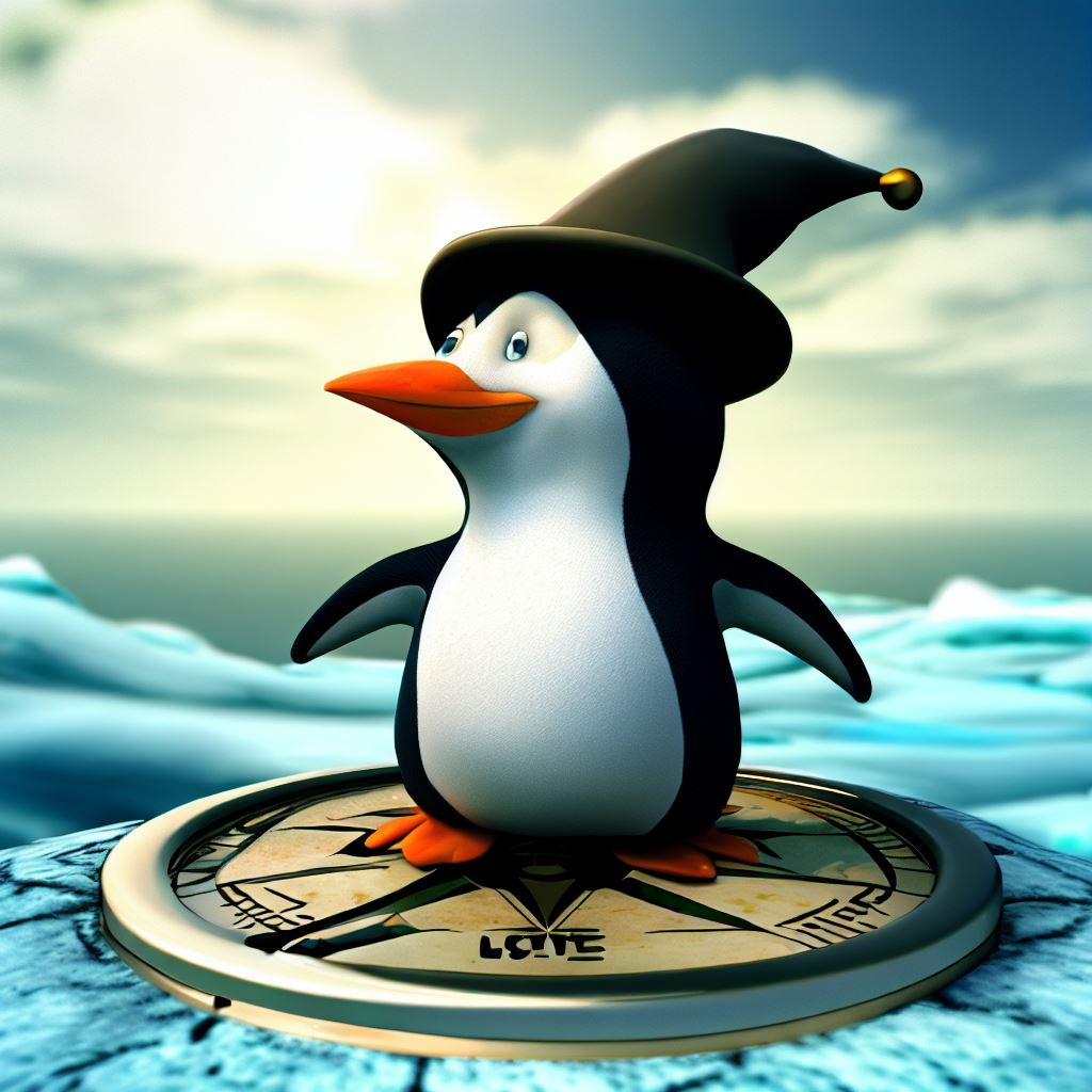 navigating penguin